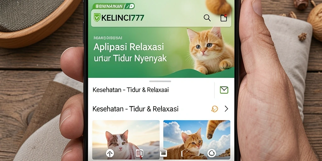 Tampilan antarmuka KELINCI777 yang menenangkan dan sederhana.