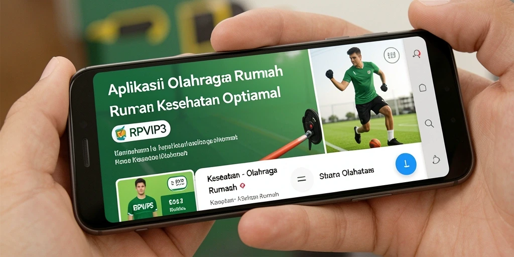 Antarmuka RPVIP3 menampilkan pilihan olahraga yang beragam dan mudah dinavigasi.