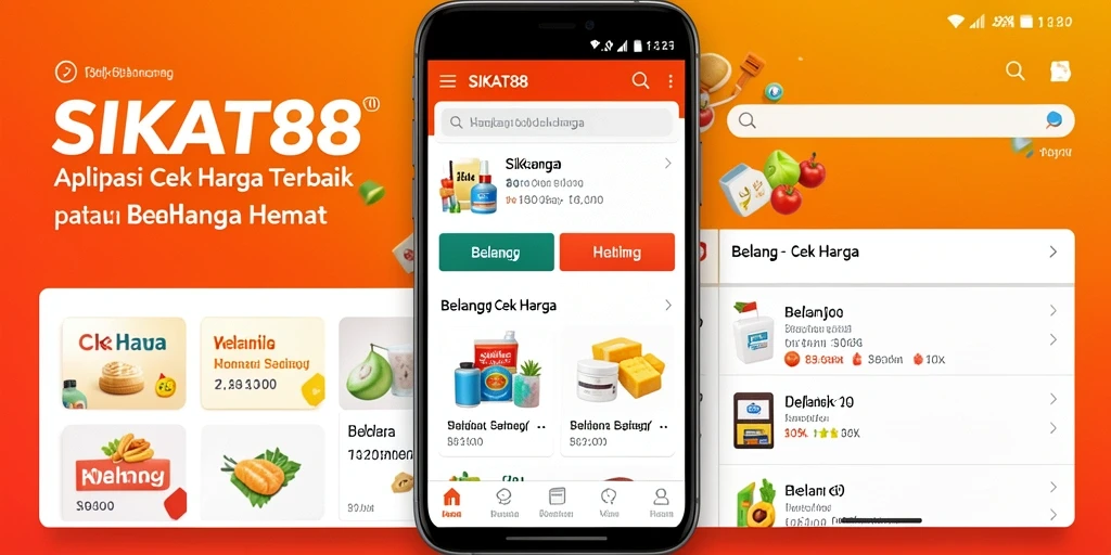Antarmuka SIKAT88 menampilkan perbandingan harga produk secara jelas.