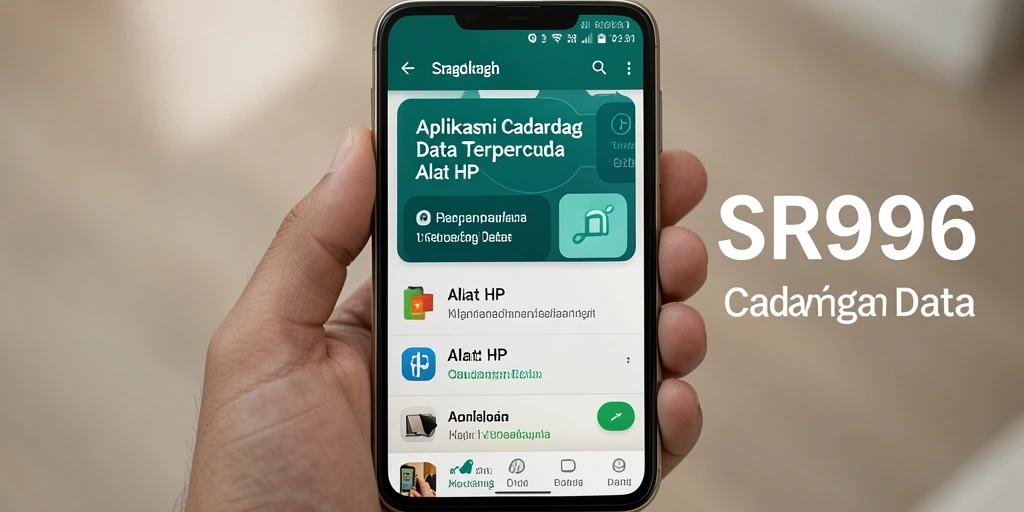 Antarmuka SR996 yang modern dan fungsional untuk cadangan data.