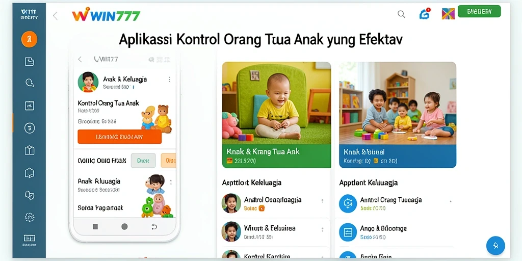 Antarmuka aplikasi WIN777 yang intuitif dan mudah digunakan.