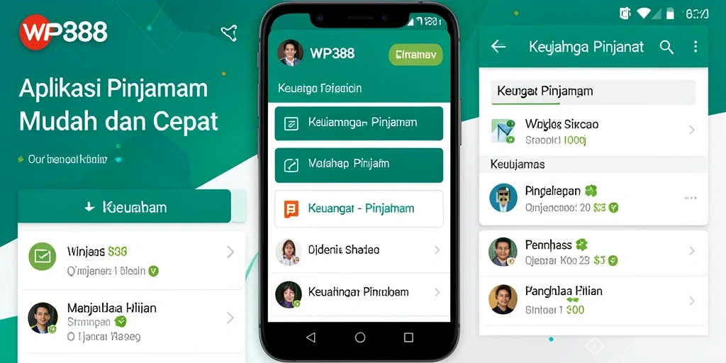 Antarmuka pengguna WP888 yang sederhana dan fungsional.