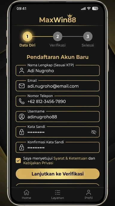 Cara Mudah Buat Akun maxwin88 untuk Android